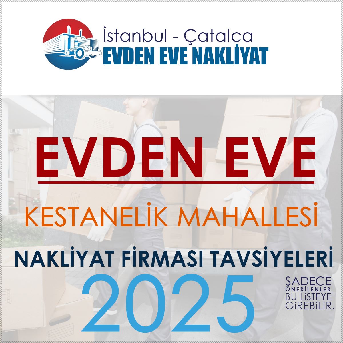 Kestanelik Evden Eve Nakliyat Firmaları